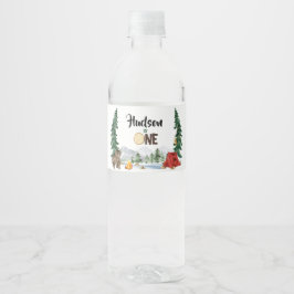 Etikett för Vattenflaskan One Lycklig Camper