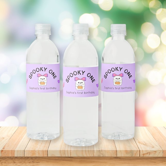 Etikett för Vattenflaskan Spooky One Halloween Bir (Skapare uppladdad)