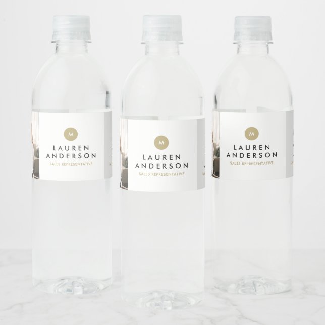 Etikett för vattenflaskor för fastighetsmarknadsfö (Flaskor)