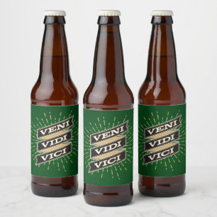 Etikett för Veni Vidi Vici Grönt Beer Flaska