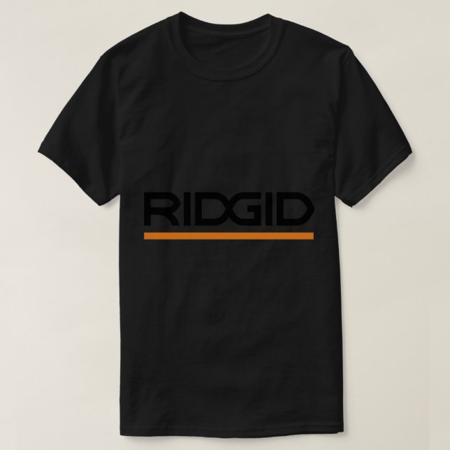 Etikett för VERKTYG-RIDGID-LOGOTYP T Shirt (Design framsida)