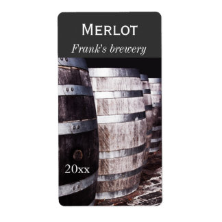 Etikett för vin ekfat flaska fraktsedel