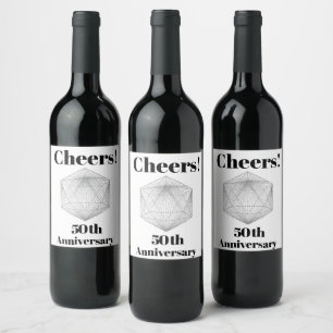 Etikett för vin för födelsedagfirande modern