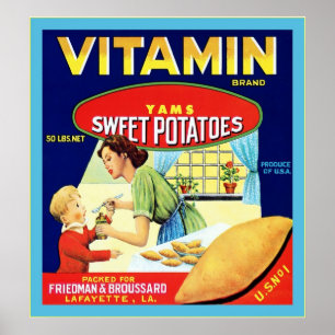 Etikett för vintagefruktlåda poster