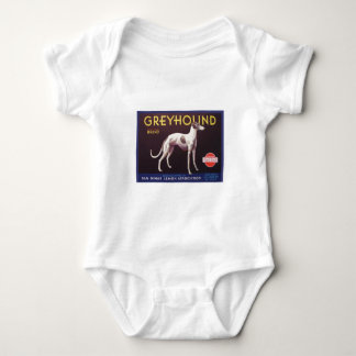 Etikett för vinthundfruktlåda tee shirt