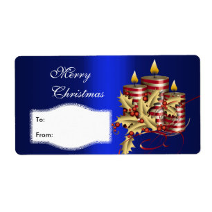 Etikett Julafton Gift Sticker Märkre Jul - Stora S Fraktsedel