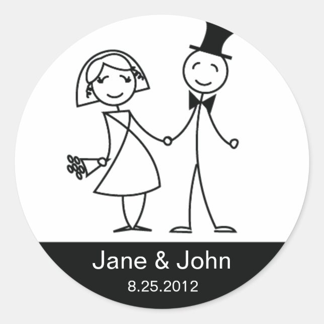 Etikett Kärlek Bröllop (Framsida)