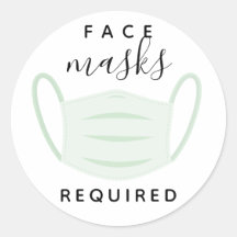 Etikett krävs för maskmask från ansikte