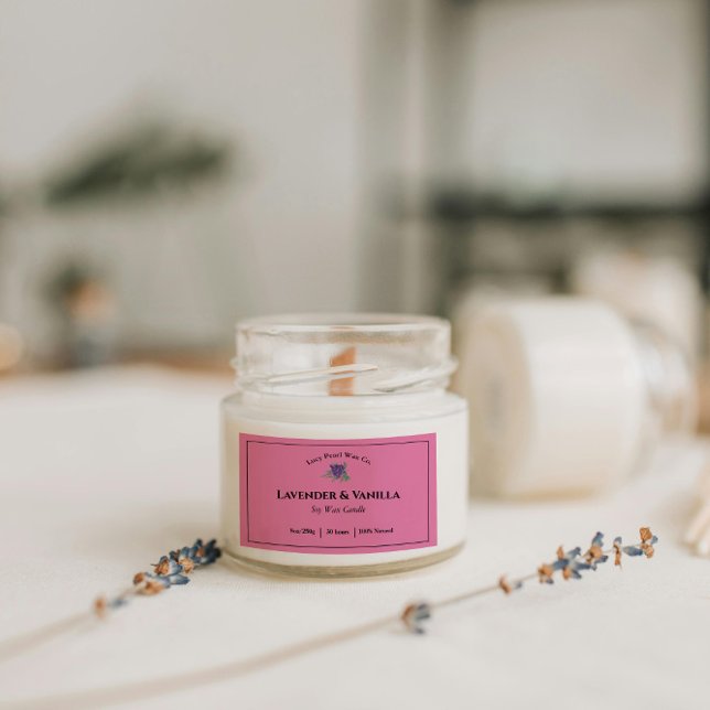 Etikett Lavender och Vanilla (Skapare uppladdad)