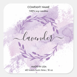 Etikett Lavender Wand burk