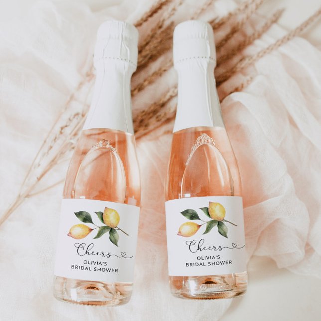 Etikett Lemon möhippa Sparkling Vin (Skapare uppladdad)