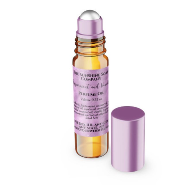 Etikett Lilac Sparkles Parfym Roller Flaska (Skapare uppladdad)