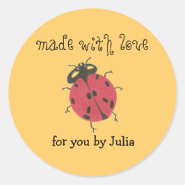 Etikett "made with Kärlek"