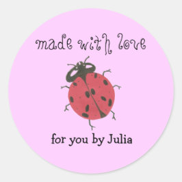 Etikett "made with Kärlek"