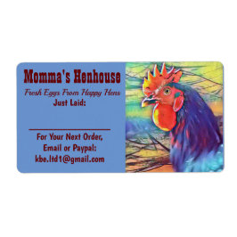 ETIKETT PÅ EGG CARTON FRAKTSEDEL