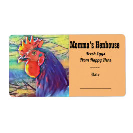 ETIKETT PÅ KARTONG FÖR EGG FRAKTSEDEL