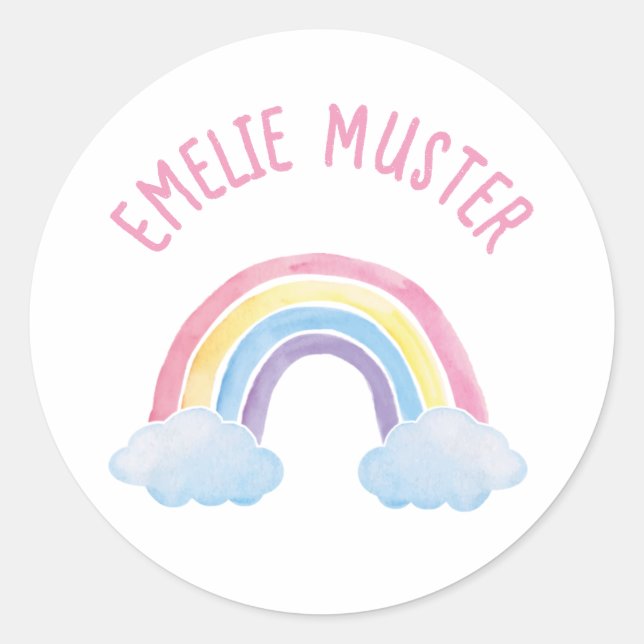 Etikett - Regnbågmoln (Framsida)
