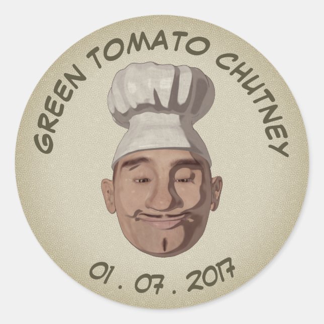 Etikett Retro Stil Personlig Burk (Framsida)