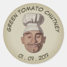 Etikett Retro Stil Personlig Burk