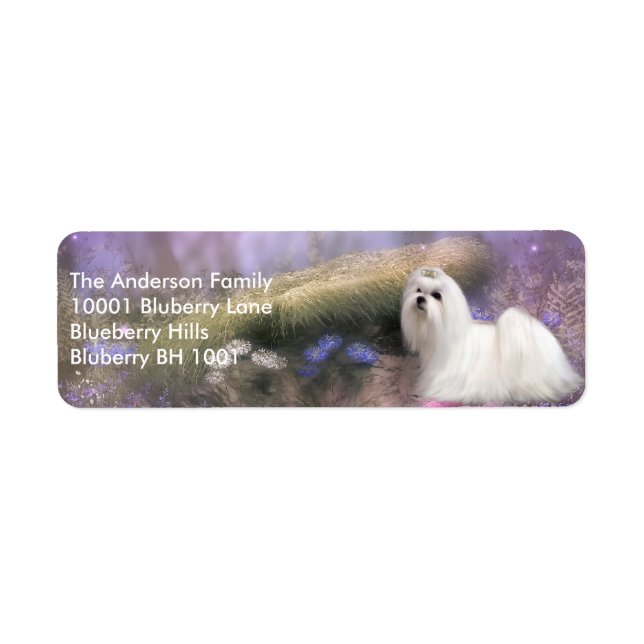 Etikett Returadress maltesiska (Framsidan)