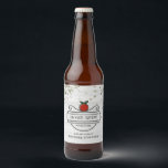 Etikett Rustic Apple Cider Personlig Flaska<br><div class="desc">Våra personlig flaska-märken fästs vid flaska om äppelcider. Dessa är underbara för användan som favoriter eller händelsecentrum. Med en vintage röd äppelbakgrund på vit logotyp från jordbruken. Den här designen kommer aldrig att försvinna från stil. Lägg till anpassningsbarnas ordalydelse i den här designen genom att använda rutorna "Redigera den här...</div>