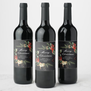 Etikett Rustic jul Vin