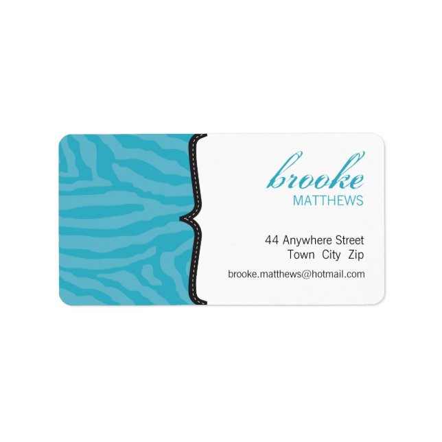 ETIKETT: superb 1L Adressetikett (Framsidan)