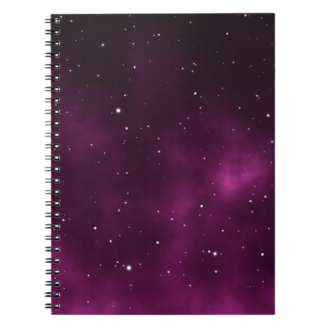 Etikettdesign för astronomigrafik i mellanrumsbild anteckningsbok (Framsidan)