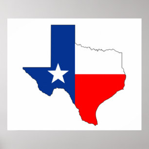 etiketten för den texas United States Amerika Poster