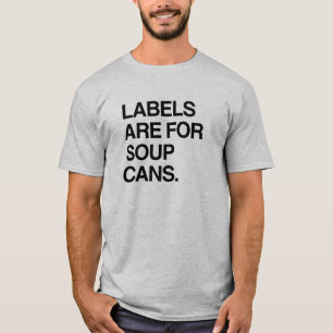 ETIKETTER ÄR FÖR SOPPACANS T-SHIRT