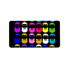 Etiketter för abstraktens kanter adressetikett