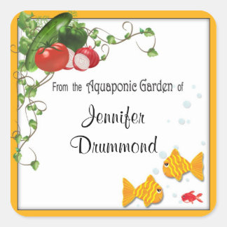 Etiketter för akvatiska trädgårdsodlare