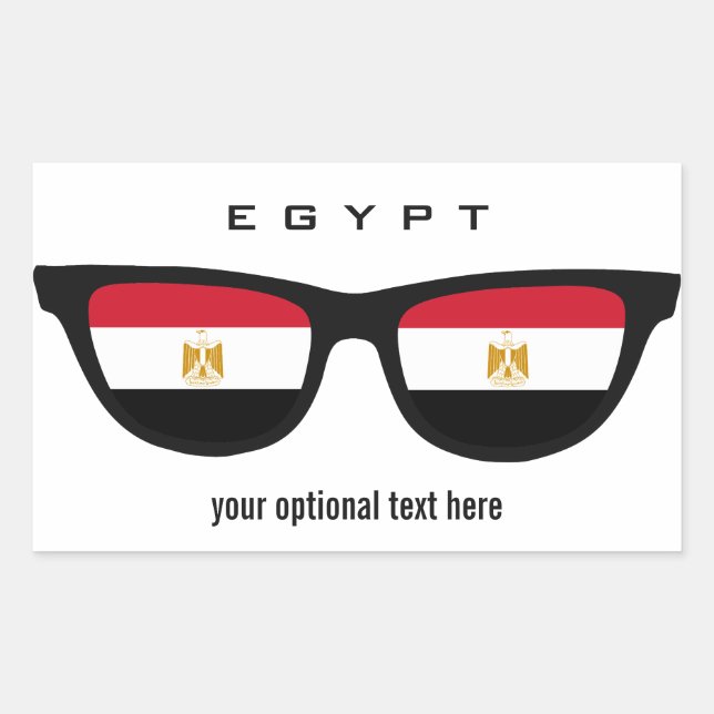 Etiketter för anpassningsbar av egyptiska skuggor (Framsida)