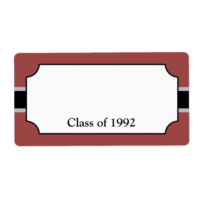 Etiketter för återförening av anpassningsbar-klass fraktsedel (Framsidan)