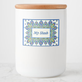 Etiketter för behållare för livsmedelslagring