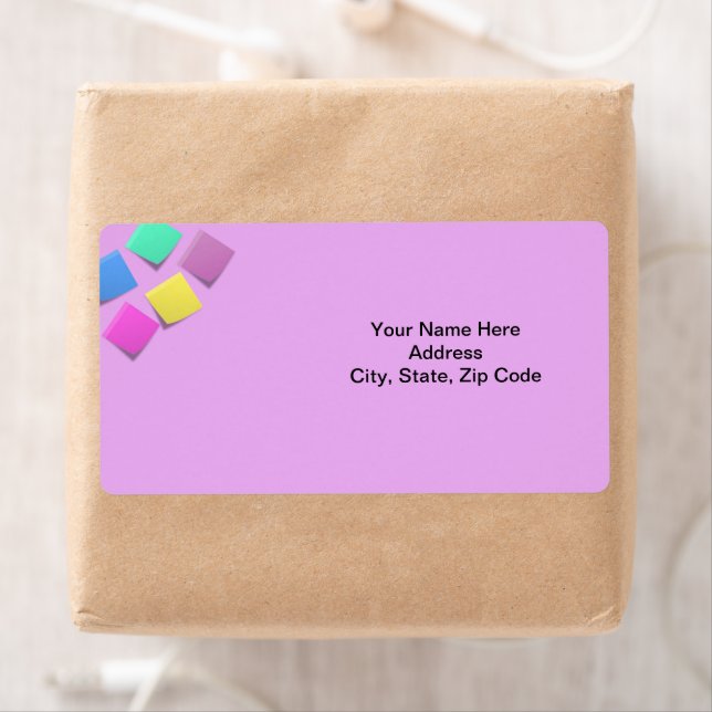 Etiketter för blockering av färgad fraktsedel (Insitu)