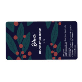 Etiketter för botaniskt organiskt serumdropper Fla Fraktsedel