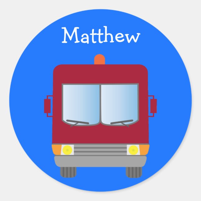 Etiketter för brandkåpa i lastbil (Framsida)