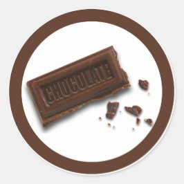 Etiketter för chokladsmak