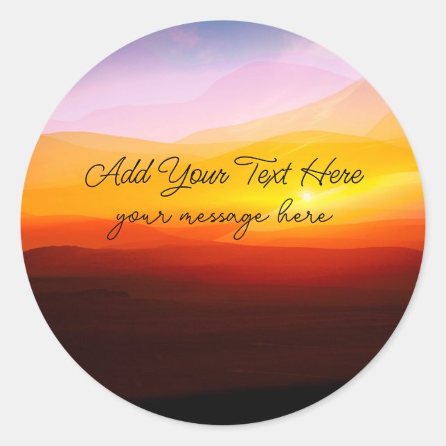 Etiketter för Christian Scenia Message Sticker (Framsida)