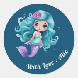 Etiketter för Cute sjöjungfru-barn i namn