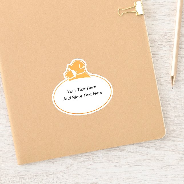 Etiketter för djuromsorg Anpassningsbar (Anteckningsbok)