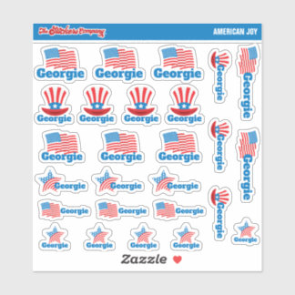 Etiketter för eget namn i USA | Stickers
