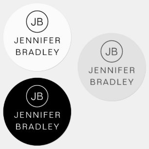 Etiketter för eget namn på plagg i Monogram Märkre