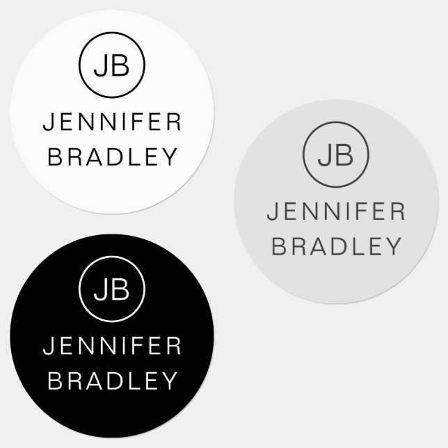 Etiketter för eget namn på plagg i Monogram Märkre (Grupp)