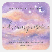 Etiketter för enkel homemad ljusmärkning