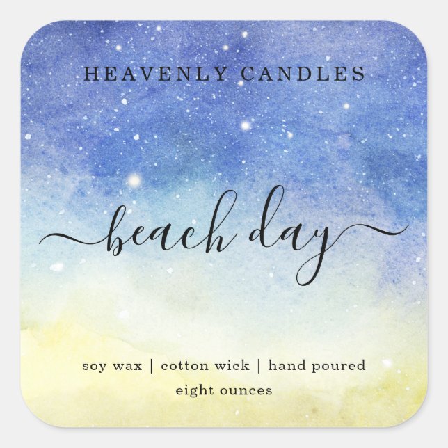 Etiketter för enkel homemad ljusmärkning (Framsida)