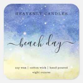 Etiketter för enkel homemad ljusmärkning