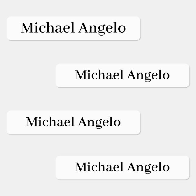Etiketter för enkla anpassade namn (Grupp)