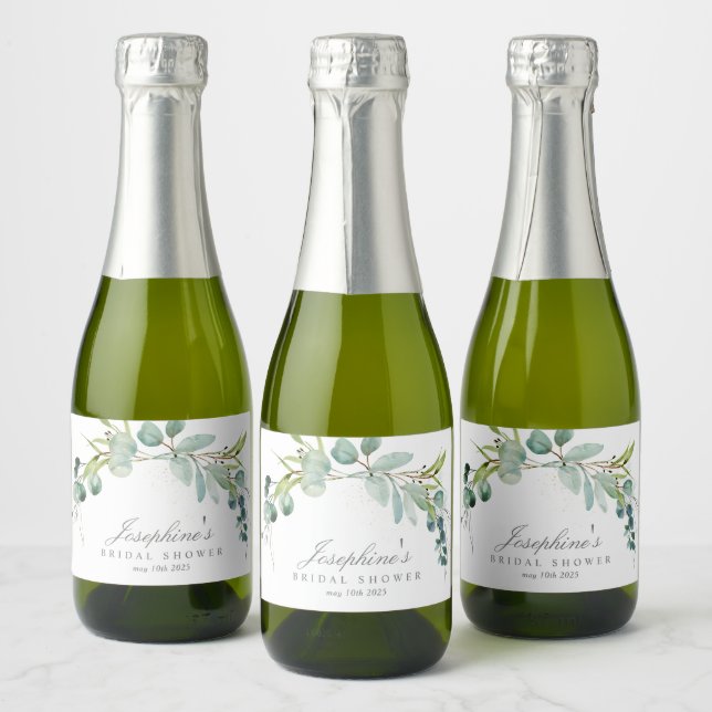 Etiketter för Eucalyptus Mini Sparkling Vin Flaska (Flaskor)